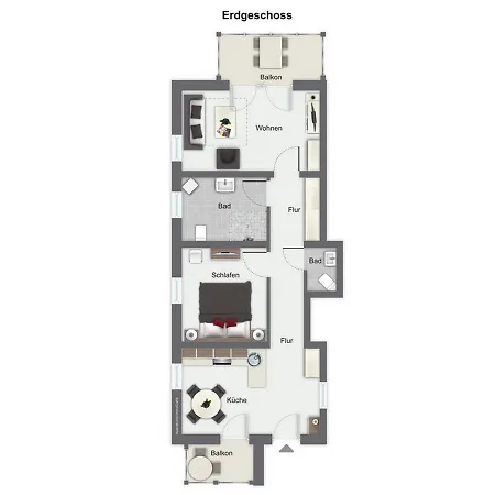 Apartment Strandvilla Scholle - Dorsch 02 *